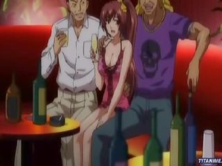 Bouncy jugs mademoiselle gets cumshower