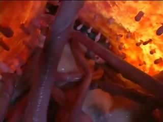 असाधारण ओरिएंटल किशोर बेकार अजीब लंबे समय तक टेंटकल