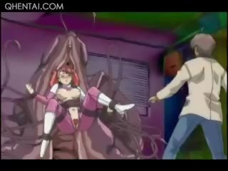 無盡 terrific 紅發 temptress 給 口交 上 膝蓋